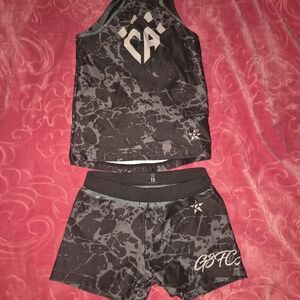 Kids Black and Gray Matching Set